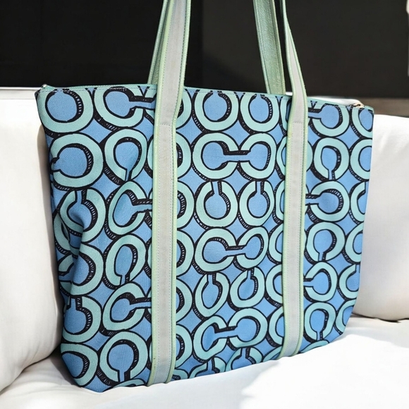 Coach Poppy 3D Op Art Glam Tote Bag - Y2K Vintage Vibe! Excellent Condition ✨ - Picture 12 of 16